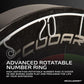 Accudart Edge Bristle Dartboard - Razor Thin Spider Wire Reduces Bounce Outs - Premium Brazilian Sisal - Advanced Metal Number Ring - Increased Playing Area - Super Thin Bullseye