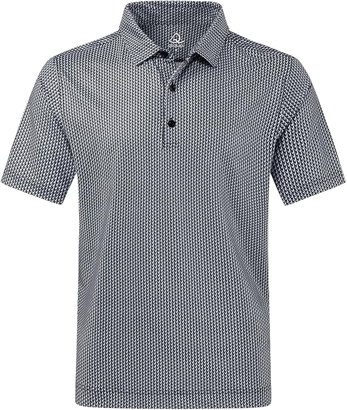 DEOLAX Mens Polo Shirts Fashion Print Mens Golf Shirt Dry Fit Mens Golf Polo Short Sleeve Quick Dry Funny Golf Shirt for Men