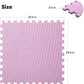 Home Gym Mat, Puzzle Exercise Mat, EVA Interlocking Foam Floor Tiles for Home Workout Equipment and Kids' Play Areas - Blue, 24 in x 24 in x ½ in - (Pink, 16 Pack(64 SQ FT))