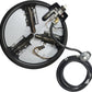 Amazon Basics Portable Propane Fire Pit, 19 inch Round Gas for Patio, 55,000 BTU Carry Strap