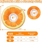 Soft Cat Cone Collar, Cute Cat Recovery Collar Suitable for Small, Medium, Large Cats,Elizabethan Neck Collar for Cats After Surgery (Orange, Medium)