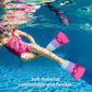Kids Swim Fins,Short Comfortable Flippers for Lap Swimming and Training for Child,Girls,Boys,Beginners