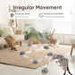 Remote Control Cat Toy Rechargeable Cat Mouse Toy Automatic Interactive Cat Toys for Indoor Cats Toy with 3-Speed Adjustment and 4 Directions