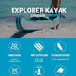 BEYOND MARINA Inflatable Kayak 1 & 2 & 3 Person Adult- Full Drop Stitch Kayak with Aluminum Paddles, Seats, Footrests, Pump, Fins