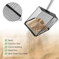 Chicken Poop Scooper for Sand 10 Inch, Chicken Coop Scoop Large Metal with Adjustable Handle, Multifunctional Coop Scoop Rake Set Sifting Shovel, Heavy Duty Pooper Shovel Tool Accessories