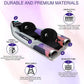 UPWELL 13'6”/11' Inflatable Recreational Kayak - 2 Person with Drop Stitch Floor and Accessories Including Kayak Seats with High Back Support, Paddle, Fin, Repair Kits, Carry Bag and Hand Pump
