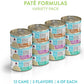 Weruva Wx Phos Focused, Pate Formulas Variety Pack, 3oz Can (Pack of 12)