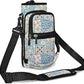icolor Water Bottle Carrier Bag with Strap 25/32/40 oz Crossbody Bottle Holder with Phone Pocket Sling Sleeve Insulated Neoprene Water Bottle Pouch for Walking Travelling