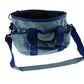 Portable Equine Grooming Tools Kit Horse Care Bag 7 Pieces-Blue