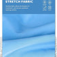 Harrison Howard Horse Fly Mask with Forelock Opening Stretch Breathable and Comfortable for Horses UV -Protection Ice Blue M