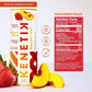 KENETIK Nootropic Ketone Drink, Ketones for Energy & Focus, Caffeine & Sugar Free, High Performance D-BHB Ketone Mix, Fuel w/Zero Crash or Jitters, Ready to Drink - Strawberry Peach 12 Pk