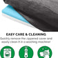 Furhaven Cooling Gel Dog Bed for Large/Medium Dogs w/ Removable Bolsters & Washable Cover, For Dogs Up to 55 lbs - Luxe Faux Fur & Performance Linen Sofa - Charcoal, Large