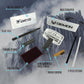 Demon Complete Ski Tune Kit with Wax and Brush Kit- Snowboard Tuning Kit Also Includes Made in USA Wax