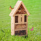 2 PK Large Cedar Wood Insect House Kit for DIY Project Backyard Insect House, Bee House, Nesting Habitat Shelters, Garden Shelter for Bees, Butterflies, Bugs