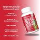 Health Plus Super Colon Cleanse 30 Day Supply of Gentle Gut Cleanse Detox, Psyllium Husk, Probiotics for Constipation Relief & Digestive Support, 120 Capsules