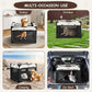 Dog Crate - Soft Pet Kennel for Dogs/Cats, 3-Door Breathable Travel Cage with Mesh Window, Portable Dog Kennel for Indoor & Outdoor, Black-L