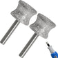 HARDELL Diamond Dog Nail Grinder Bits 2 Pack, 1/8" Pet Nail Grinder Replacement Heads for Dremel & Most Rotary Tools, Durable Attachment for Pet Claw Care, Diamond Rotory Bit for Dogs