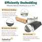 FelineFun Cat Brush for Dematting & Deshedding, 2 in 1 Undercoat Rake, Efficiently Remove Loose Hair & Matted Fur, Professional Shedding Comb for Indoor Cats & Long Haired Cats