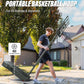 Basketball Hoop Outdoor, 4.4-10 ft Adjustable Height, Portable Basketball Hoop Goal System for Kids Teens and Adults, Weather-Resistant Heavy Base and 45 Inch Shatterproof Backboard