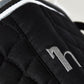HORZE Adepto Padded All Purpose Quilted Equestrian Saddle Pad for Horses with Two-Tone Trim