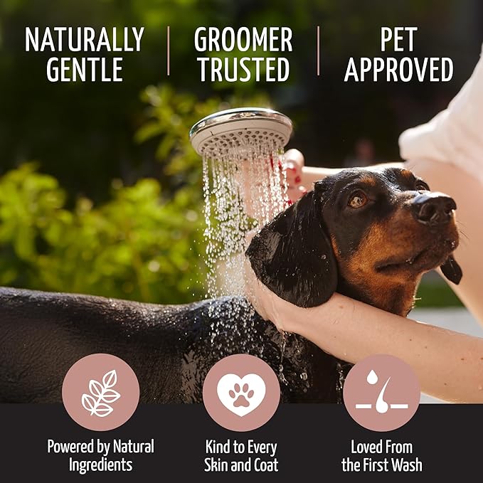 Tauro Pro Line Deshedding Dog Conditioner Detangler, Natural Pet Conditioner for Dogs & Cat Coat Regrowth, Perfect for Poodles & Other Breeds (Fur Growth - 13.5 Fl Oz)