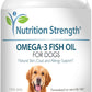 Omega 3 Fish Oil Soft Gels for Dogs with EPA & DHA Fatty Acids for Heart, Skin, Coat & Allergy Support, Hip & Joint & Arthritis Dog Supplement, 180 Soft Gels