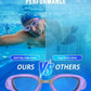 Swim Goggles, Unisex Adult Swimming Goggles Anti Fog Anti UV No Leakage Wide View for Men Women Youth