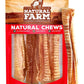 Natural Farm Beef Trachea (12 Inch, 8 Pack), 100% Beef Chews, Natural Glucosamine and Chondroitin for Joint & Hip Mobility, Bone Strength – Low Fat Crunchy & Crispy Treats for All Dogs