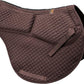 ECP Equine Comfort Products All-Purpose Contoured Correction Saddle Pad with Adjustable Memory Foam Inserts for Custom Support, Non-Slip, Shock Absorbing, 22” Spine, 19.5” Drop