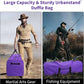 48 Inch Travel Duffle Bag Extra Large Sport Equipment Duffel Bags with 2-way Lockable Zippers Purple