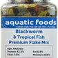 Aquatic Foods Inc. California Blackworm & Premium Tropical Fish Flakes for Discus, Cichlids All Community Tropical Fish Also Pellet Mix, Wafer Mix Included…2oz