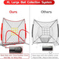 7x7 ft Baseball Net, Pitching & Batting Net with Batting Tee, Designed with Large Ball Collection System, 2 Strike Zones, Carry Bag, Baseball Softball Net for Batting Pitching Hitting and Throwing