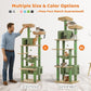 PAWZ Road Heavy Duty Cat Tree for Large Cats, 81 Inches Cactus Tall Cat Tower with 2 Perches, 2 Condos and Spacious Hammock, XL Extra Large Condo with 7 Scratching Posts for 20lb+ Adult Cats, Green