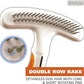 Wahl 2-in-1 Combination Double Row Pet Rake with Hair Shedding Blade for Dog or Cat Fur by The Brand Used by Professionals – Model 858424