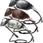 3 Pack Polarized Sports Sunglasses for Men, Mens Sunglasses Wrap Around UV400 Protection for Cycling Fishing Driving