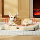 Bedsure Self Warming Dog Bed for Medium Dogs - Orthopedic Waterproof Puppy Beds with Removable Washable Cover, Egg Crate Foam Pet Mat, Suitable for Pet Up to 35 lbs