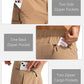Pudolla Men's Hiking Cargo Shorts 9" Lightweight Outdoor Work Shorts for Men Travel Golf Camping Casual with 5 Zipper Pockets