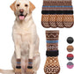 KOOLTAIL Dog Socks to Prevent Licking Paws for Hardwood Floors Anti Slip, Winter Warm Pet Boots&Paw Protector with Grippers, Double Sides Dog Shoes Booties for Small Medium Large Senior Dogs Khaki XL