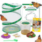 Insect Lore Butterfly Garden with 5 Live Baby Caterpillars - STEM Activity Journal, Habitat, Chrys-A-Lid Holder and Feeder Included | Raise and Release Painted Lady Butterflies