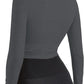 Women Tie Front Shrug Long Sleeve Bolero Cardigan Lightweight Casual Tops