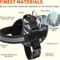 Dogline Dog Harness, Reflective No-Pull Adjustable Vest with Handle for Walking, Training, Breathable, No - Choke Harness for Small, Medium or Large Dogs Room for Patches Zebra Black/White XL 33"-46"