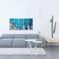 SYGALLERIER Fish Metal Wall Art Hand Crafted Large 3D Sea Life Pictures Modern Abstract Coastal Aluminum Artwork Contemporary Sculpture for Living Room Bedroom Dinning Decor