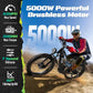 5000W Dual Motor Electric Bike for Adults 52MPH with 60V 32AH Battery, 26x4 Fat Tire All Terrain Ebikes, Full Suspension E Bike, SHM 7-Speed Gear Electric Bicycle(63v) (63V-Z)