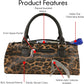 Wine Clutch Bag (Thermal Insulated) Trendy Women’s Carry Tote | Holds Red & White 750mL Bottles | Trendy Fashion | Incl. Portable Waiter-Style Corkscrew (Cougar)