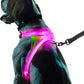 Noxgear LightHound – Revolutionary Illuminated and Reflective Harness for Dogs Including Multicolored LED Fiber Optics (USB Rechargeable, Adjustable, Lightweight, Rainproof) (Small)