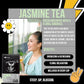 Revival Tea Company Jasmine Tea - Green Tea Blend with Jasmine Petals - 24 Tea Bags