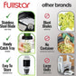 Fullstar Mandoline Slicer Spiralizer & Vegetable Slicer, Zucchini Noodle Maker, Onion & Food Chopper, Veggie Spiral Cutter & Grater (8 in 1)