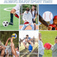 Leyndo 18 Pcs Sport Balls Bulk Set Basketball Football Volleyball Soccer Playground Baseball with Sport Equipment Bag Pump for Youth Adults Outdoor Indoor Practice Gift Back to School
