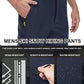 MAGCOMSEN Snow Pants for Men Water Resistant Fleece Lined 5 Zipper Pockets Winter Snowboard Hiking Insulated Ski Pants