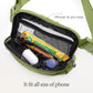 ODODOS Unisex Mini Belt Bag with Adjustable Strap Small Fanny Pack for Workout Running Traveling Hiking, Olive